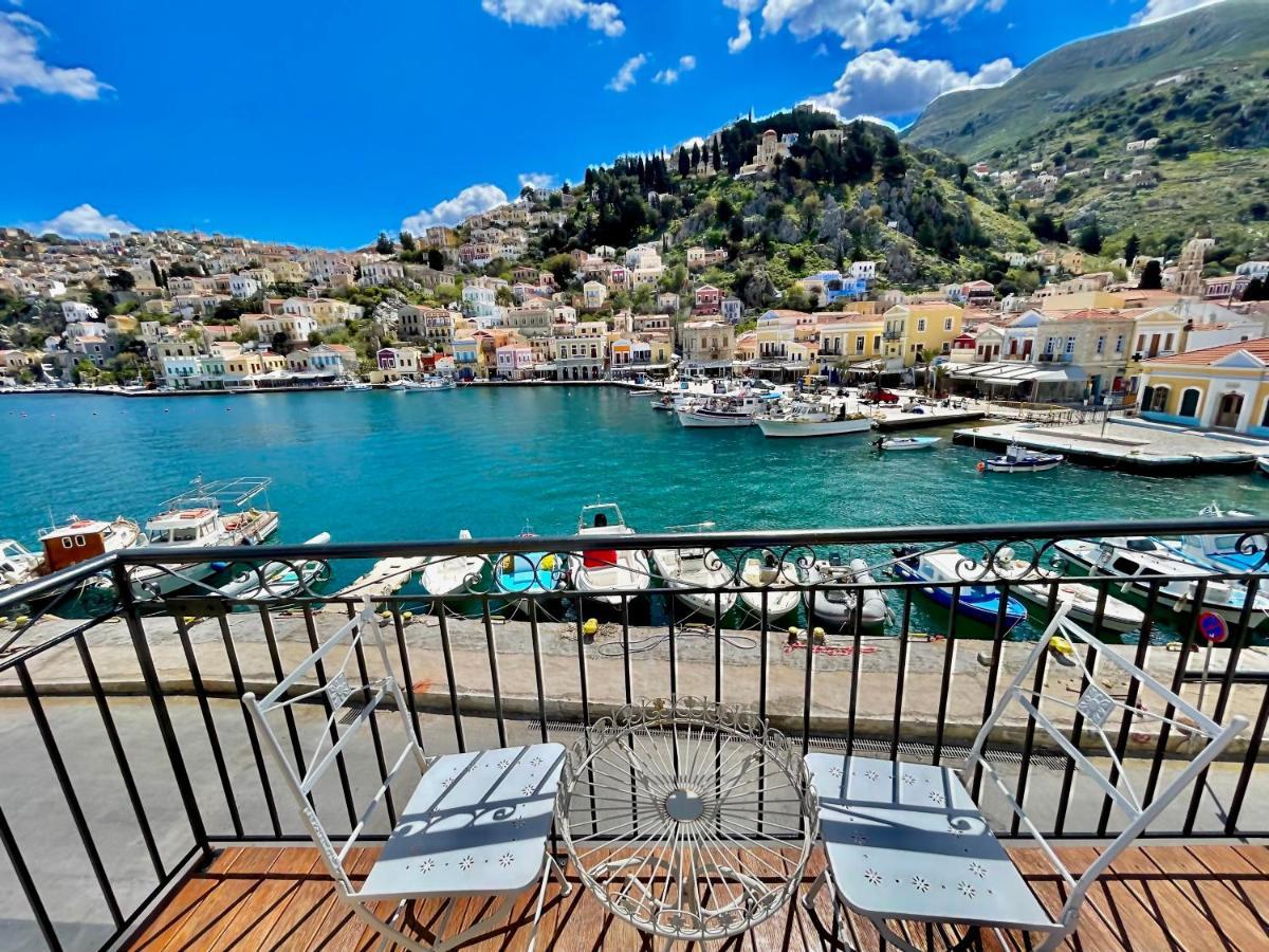 Ferienwohnung Nikolakis, Seafront - Harbor View Symi Exterior foto